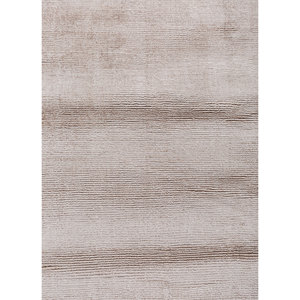 Tapis classiques rayés en viscose tissés à la main, beige brun, rectangulaires, 10 mm, technique Jacquard pour la maison, le couloir, la chambre - HPV-7020 - Product Image 3