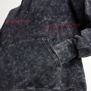 Más vendidos Oem Service Acid Wash Hoodies Precio al por mayor Hombres Hoodies 100% Cotton Made Acid Wash Hoodies - Product Image 5