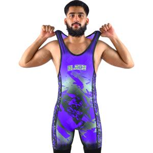 Camiseta de lucha libre unisex OEM para hombres de alta calidad estirable y cómoda para el rendimiento de los luchadores - Product Image 1