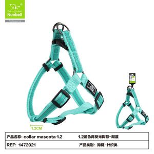 Dual-Color Reflective <b>Dog</b> Harness with Reinforced Stitching Pet Harnesses Product - Product Image 1