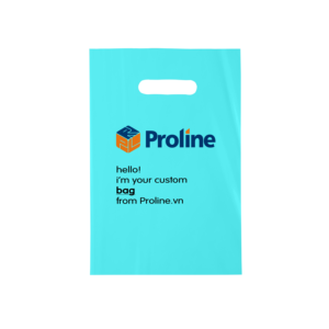 Custom <b>PE</b> Waterproof Moisture Proof Die Cut Handle Shopping Bags Pad Printing ISO 9001 Certified OEM Supermarket Exhibition - Product Image 3