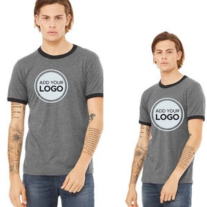 เสื้อยืดคอตตอนผสมโพลีเอสเตอร์แบบริงเกอร์ Bella Canvas จากโรงงานขายส่ง - Product Image 5
