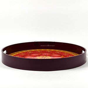 Tradebyd Premium MDF Bandeja de madera Bandeja decorativa elegante para alimentos Bebidas y hogar - Product Image 5