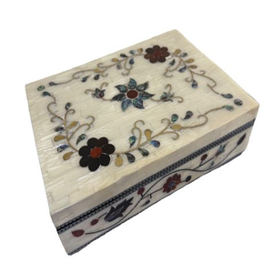 Elegant <b>Mother</b> of Pearl Inlaid Jewelry Storage Box | Luxury Handmade Wooden Keepsake Box for Gift - Product Image 2