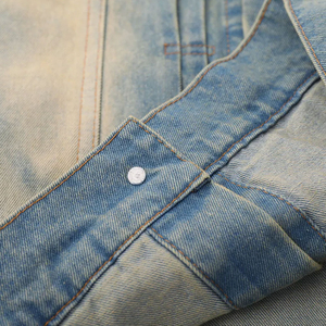 Tenues pour hommes, ensembles de jeans et de vestes en denim, vêtements pour hommes personnalisés, vêtements de rue, veste en denim de haute qualité pour hommes - Product Image 6