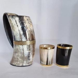 Mug en corne de style animal, artisanal, durable, écologique, poli, élégant, pour boire, décoration d'intérieur - Product Image 2