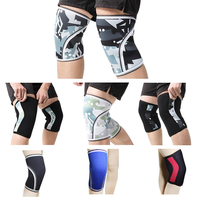 Manchons de genou durables avec extrémités renforcées et alignement des articulations adaptés à la musculation