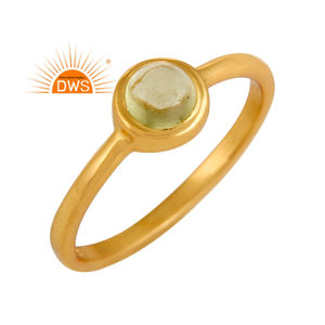 Anillo apilable de piedras preciosas de peridoto Natural de plata de ley más vendido, joyería para mujer, regalo para ella - Product Image 1