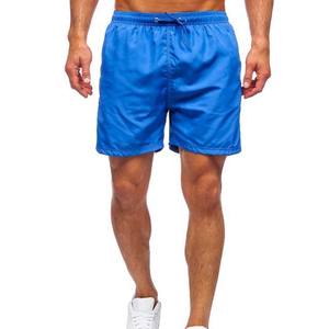 กางเกงขาสั้นผ้าโพลีเอสเตอร์สำหรับผู้ชายกางเกงขาสั้นสำหรับฤดูร้อนใส่สบายใส่ได้ทุกวันใส่ในยิมออกกำลังกายกลางแจ้งสีเทามีกระเป๋ากางเกงขาสั้นสำหรับผู้ชาย - Product Image 4