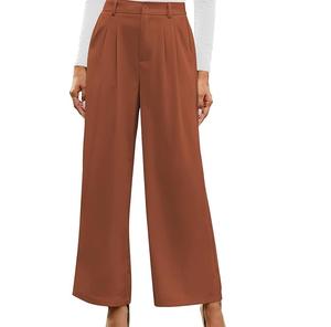 Plain Blank Works robe pantalon extérieur mode Golf coton Slim Fit affaires respirant Flare empilé dames pantalons pantalons - Product Image 1