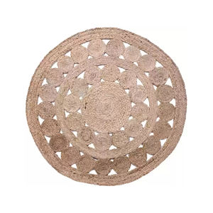 Superior Hand Woven Natural Fiber Reversible Plaid Area <b>Rugs</b> High Grades Modern Living Room Carpets Mats <b>Jute</b> Direct Medium Pile - Product Image 3