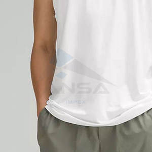Top Trending Breathable Knitted <b>Mens</b> Tank Top Custom Logo Wholesale Best Quality Summer Sports Fitness <b>Gym</b> Sleeveless <b>Vest</b> - Product Image 4