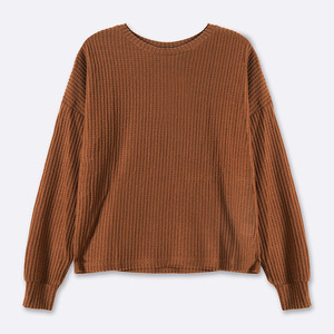 Sweat-shirt décontracté pour femmes fabriqué au Pakistan, meilleure qualité, sweat-shirts en tricot côtelé pour adultes, sweat-shirt respirant - Product Image 1