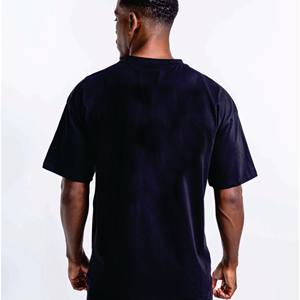 Camiseta de gimnasio de entrenamiento: algodón de alta elasticidad, ajuste holgado para los músculos, serigrafía, Camiseta deportiva relajada - Product Image 6