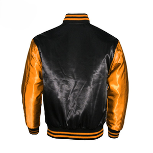 Chaqueta Universitaria de Satén al por Mayor, Nueva Llegada, Cuello Alto, Estilo Casual, Impermeable, Cortavientos, Transpirable, Hecha en Pakistán - Product Image 2