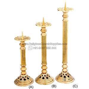 CA-1024-C bougeoir décoratif en laiton élégant et unique pour la maison - Product Image 2