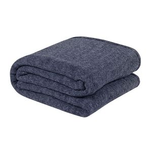Lujosas mantas bordadas de Jacquard de lana 100% hechas en la India-Logotipo de colores personalizable respetuoso con el medio ambiente-Comodidad acogedora para todas las estaciones - Product Image 3