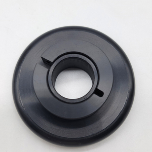 Rouleau coulissant de convoyeur en verre de qualité supérieure avec collier à vis unique en plastique noir - Product Image 5
