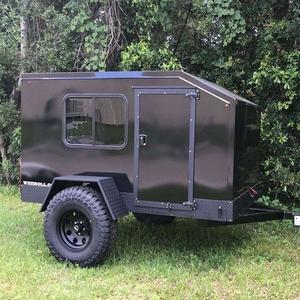 Livraison rapide Mini caravane en forme de larme Voyage Camping-car Camping Remorques imperméables Modernes avec douche Achetez maintenant Prix bas - Product Image 3