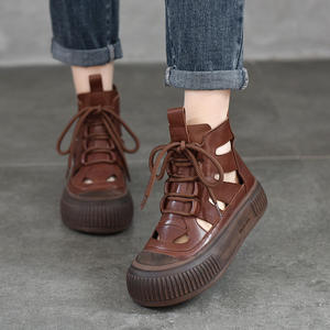 Mocassins à plateforme pour femmes, semelle épaisse, style décontracté, pour le bureau et la mode quotidienne, chaussures de style streetwear - Product Image 2