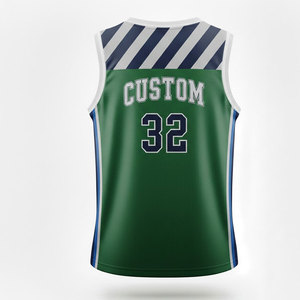 Camiseta de Baloncesto Sublimada Personalizada de Alto Rendimiento Unisex, Uniforme de Equipo Personalizado, Tejido de Malla Transpirable, Pantalones Cortos para Cancha - Product Image 2