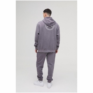 <b>Men's</b> 100% Organic Cotton <b>Pullover</b> Hoodie High Quality Thick Heavyweight Oversized Streetwear Solid Pattern Embroidery Hooded - Product Image 6