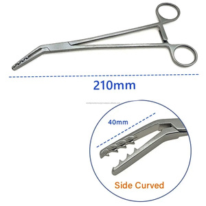 Coupe-épingles manuel orthopédique pour réduction osseuse, instrument chirurgical en acier inoxydable pour la préhension des tissus mous - Product Image 5