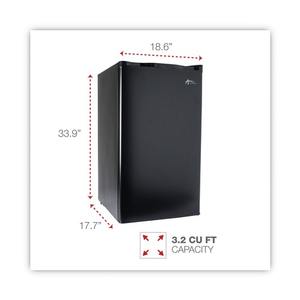 Alera BC-90U-E Refrigerador eléctrico de 3.2 pies cúbicos con compartimento refrigerador, portátil y con enchufe británico para uso en automóviles y en el hogar, color negro. - Product Image 5