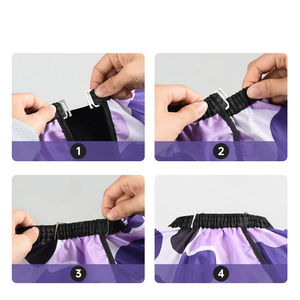 Capa de corte de pelo profesional Capa de peluquería impermeable para hombres - Product Image 4