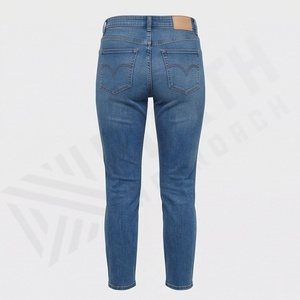 Pantalones Vaqueros de Mezclilla de Alta Calidad para Mujer, Ajustados, Casuales, Suaves, Personalizados, Última Moda, Pantalones de Mezclilla Ajustados, Tendencia de Moda - Product Image 2