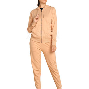 Chándal de mujer de último diseño de fabricante pakistaní chándal de mujer de color sólido de algodón - Product Image 1