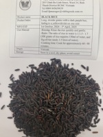 Sac de riz brun noir de qualité supérieure de 22 onces de grains entiers de qualité d'exportation sans gluten du Vietnam