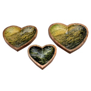 Cuencos para servir con acabado moderno de hueso de cuerno, decoración de Material Natural, lazo de sopa de madera, resina epoxi, artículo decorativo para el hogar, alta calidad - Product Image 5