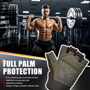 <b>Weight</b> Lifting Gloves, Gym Gloves for Men and <b>Women</b>, Full Palm Protection for Sports, Weightlifting, Training, - Product Image 5