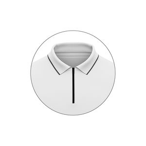 Polo de couleur unie pour hommes décontracté Slim Fit coton à manches courtes confortable affaires été haut tendance - Product Image 2