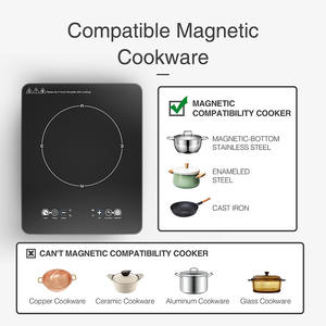 Cuisinière à induction électrique 110V (norme américaine, portable, commande tactile, 2200W) pour une utilisation domestique conforme aux normes européennes transfrontalières - Product Image 3