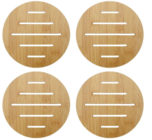 Ensemble de sous-verres en bois pour la maison Design look Home Kitchenware Fresh Wood Mat And Pads Tableware For Hotel Restaurant utilise la meilleure qualité - Product Image 2