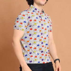 Polos de Golf para hombre con estampado Digital ligero 2025, camisetas cortas ajustadas transpirables de secado rápido que absorben la humedad de alta calidad XL - Product Image 1