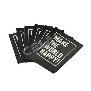 Pakistan Factory Direct Custom Logo Satin Woven Brass <b>Labels</b> High Quality Embroidery for Clothing and Bags - Product Image 3