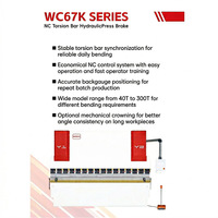 Prensa Plegadora Hidráulica Automática WC67K 125T TP10s NC con Barra de Torsión y Alta Precisión para Plegado de Láminas de Aluminio