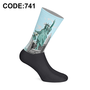Premium Sublimation <b>Socks</b> Made in Turkey 360 Digital Printing Colorful Novelty Art <b>Socks</b> <b>Soft</b> and Stylish Wear - Product Image 2