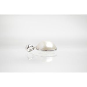 Collar con Colgante de Perla Mabe Redonda - Product Image 4