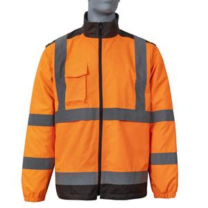 Chaqueta y Pantalón de Trabajo Ligeros, Resistentes al Desgarro, de Alta Visibilidad, con LED Reflectantes, Impermeables, para Invierno y Seguridad - Product Image 1