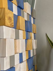 Panneau de mosaïque de revêtement solide de récupération classique de style moderne meubles de maison uniques carreaux de bâtiment de bureau décoratifs salon - Product Image 6