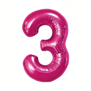 ลูกโป่งปาร์ตี้เลิฟ หมายเลข ฟูเชีย N3 80 ซม. 12 ชิ้น/ถุง - Product Image 2