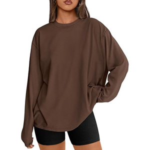 Camiseta extragrande de LICRA de algodón personalizada de alta calidad de fábrica, camiseta de mujer para hombre - Product Image 1