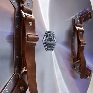 Armure médiévale Bouclier rond en métal le Bouclier du Faucon et le Bouclier d'Hiver Bouclier en métal avec inscription par Calvin handicraft - Product Image 6