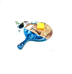 Eco-Stylish Premium Wood Cutting Board High Quality Vibrant Enamel Art Printed Chopping Block for Kitchen Use - Product Image 5