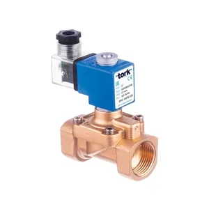 Válvula solenoide de alta temperatura de uso general, OEM personalizable, válvula de control de fluidos para agua y gas, normalmente abierta, pilotada - Product Image 2