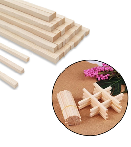 Pasador cuadrado de madera maciza para manualidades, acabado suave, fácil personalización, OEM de Vietnam para cajas de manualidades de madera, letreros de pared - Product Image 1